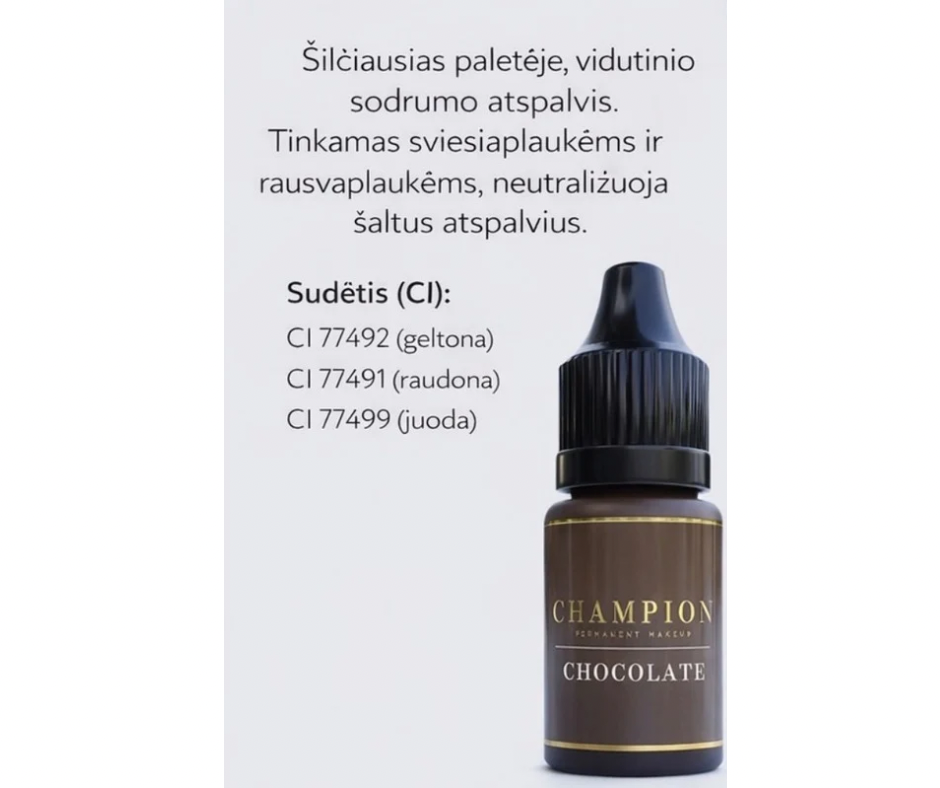 Champion pigmentas Chocolate 10ml