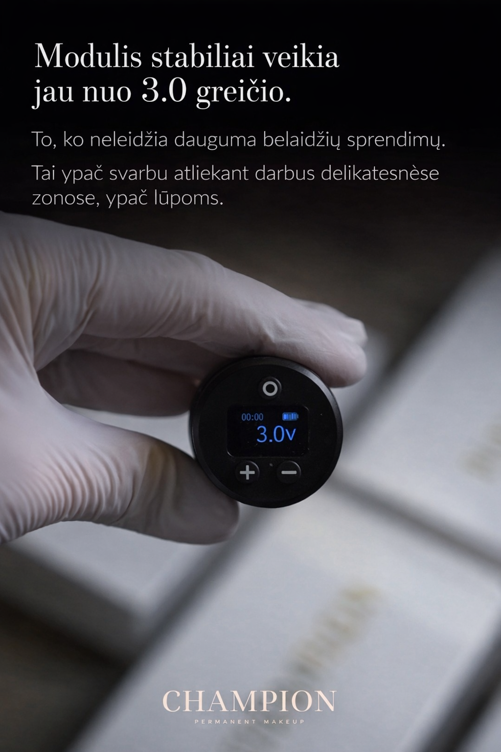 Belaidis maitinimo šaltinis PMU aparatui
