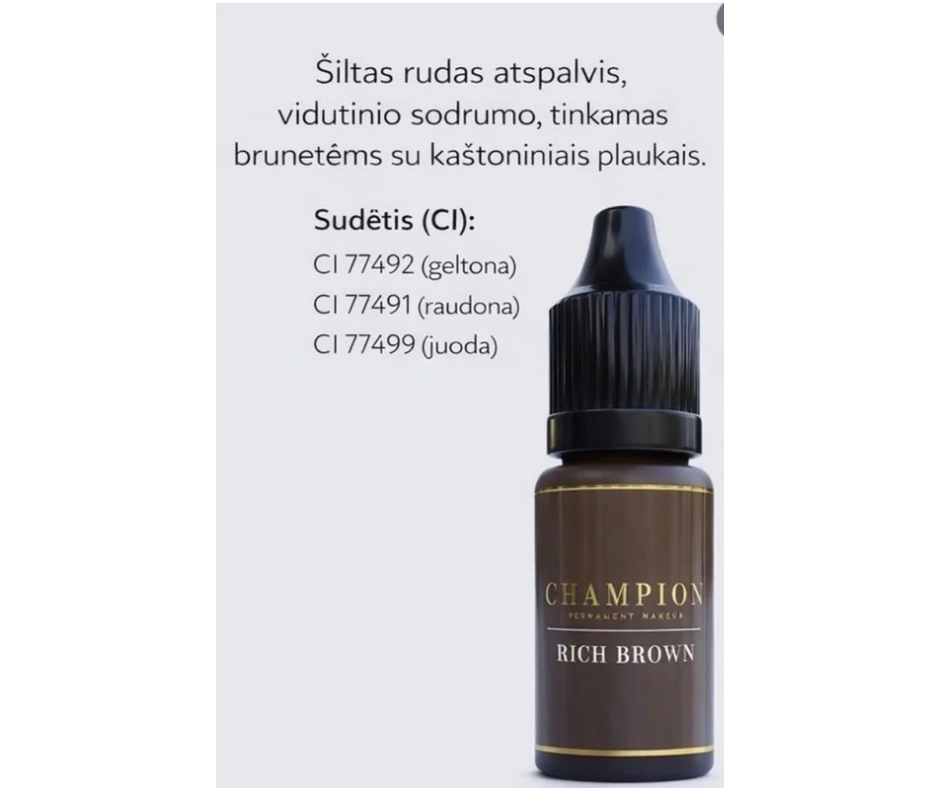 Champion pigmentas Rich Brown 10ml