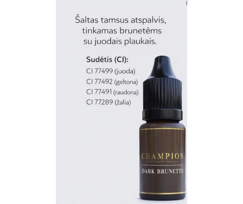 Champion pigmentas Dark Brunette 10ml